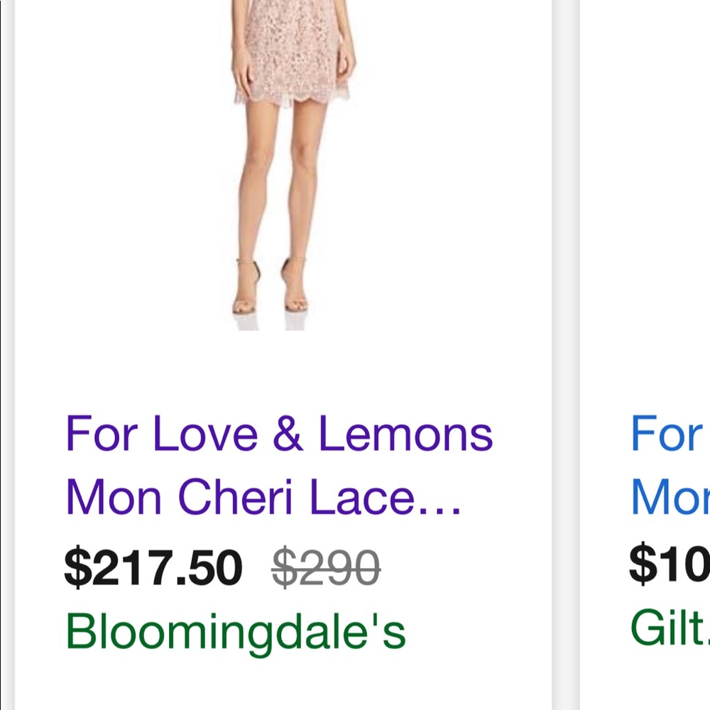 For love and lemons mom Cheri mini dress